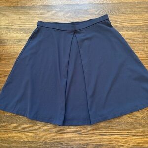 Adrienne Vittadini Dark Blue Circle Skirt